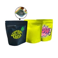 Sacs en Mylar holographiques personnalisés, imprimés, refermables, avec fermeture éclair, pochettes en aluminium, pochettes en Mylar laser pour cadeaux