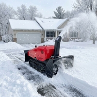 Souffleuse à neige intelligente télécommandée certifiée CE, à chenilles, pour régions hivernales et fortes températures, vente directe usine