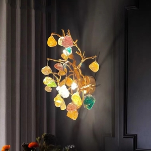 Lámpara de pared de cristal colorida creativa moderna, pasillo de Hotel, sala de estar, cama, decoración lateral, lámpara de pared Nórdica - Product Image 1