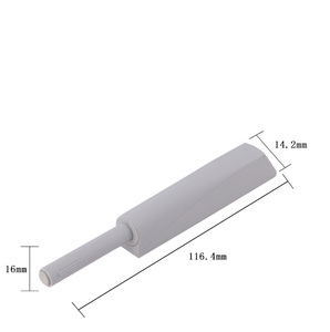 Amortisseurs de porte de placard de cuisine à ouverture magnétique, fermeture douce, système Push-to-Open, loquet magnétique mini, OEM, verre, plastique, RoHS - Product Image 1