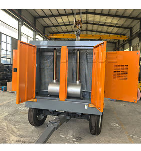 Compresor de aire de tornillo móvil portátil 18bar 22bar 200SCYT, motor diésel de 11KW, Motor de núcleo lubricado de bajo ruido y ahorro de energía, 380V - Product Image 3