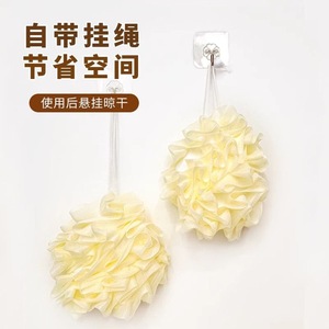 Nouvelle éponge de bain unisexe extra épaisse, grande, douce, en polyester, ronde, pour usage général - Product Image 4