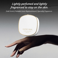 Lucky Gril Portable Solide Parfum Baume 2 Parfums pour Femmes et Hommes Doux Longue Durée Arôme Déodorant Parfum Corps Parfum