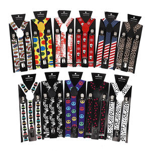 Suspender kawat gigi Pria Wanita, kostum Formal Funky berpola untuk pria dan wanita - Product Image 1