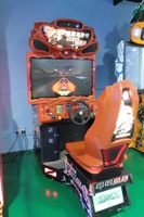 Jeu de course vidéo d'arcade à pièces une machine de simulation de course de voiture à grande vitesse