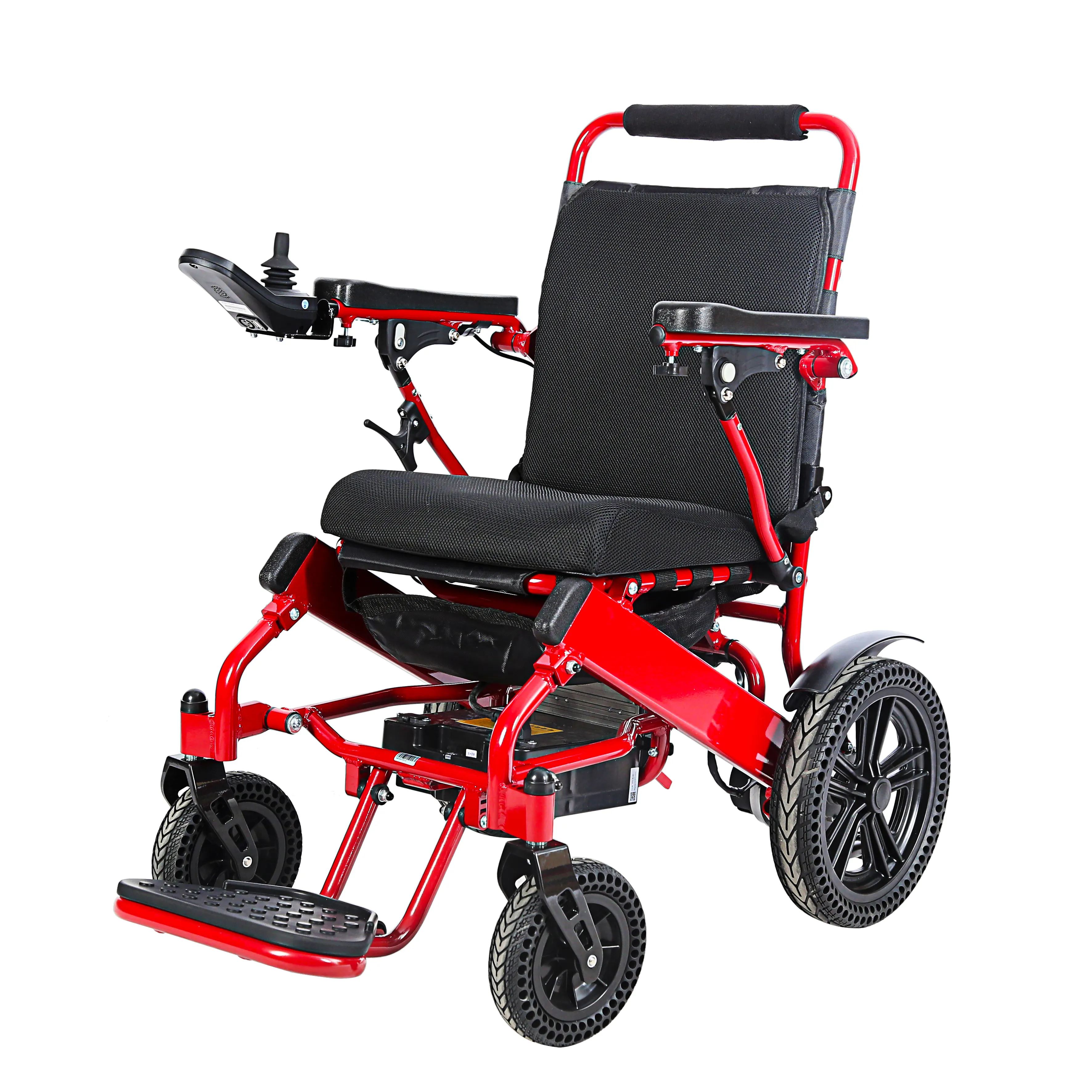 KSM-601L Motorisé Puissance Électrique Fauteuil Roulant avec LCD Affichage et Voix Joystick Inclinable Fauteuil Roulant Électrique pour Handicapés