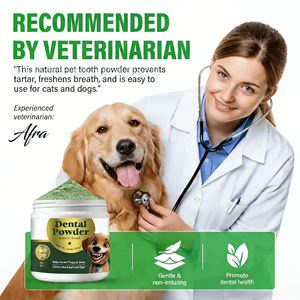 Suplemento Dental en Polvo para <span class=keywords><strong>Perros</strong></span> y Gatos Mayores, de Absorción Rápida, Apoyo Natural para la Salud Bucal, Inmunológica y Dental, Aprobado por Veterinarios (OEM/ODM) - Product Image 4