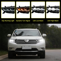 Para Toyota Highlander 2011-2013, Conjunto de Faros Delanteros LED Modificados, Repuesto de Faros para Automóvil, Suministro de Fábrica, Piezas de Automóvil -- Un Par
