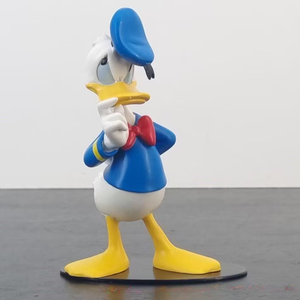 Fabricante al por mayor al aire libre jardín Parque centro comercial decoración ecológica fibra <span class=keywords><strong>de</strong></span> vidrio escultura <span class=keywords><strong>Pato</strong></span> Donald Navidad - Product Image 4