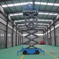 Offre promotionnelle : Élévateur de chantier hydraulique automatique pour échafaudage, plateforme de travail mobile à ciseaux, acier haute résistance
