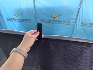 Erhöhte Pet House Langlebige große Hundehütte mit wetterfestem 600D PVC Baldachin Erhöhtes Hunde bett XL Hundehütte für den Außenbereich - Product Image 5