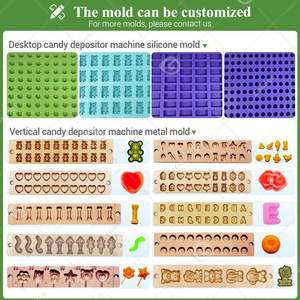 Machine à fabriquer des bonbons en spirale, sucettes, bonbons gélifiés, petites friandises, petits oursons gélifiés - Product Image 5