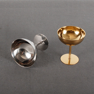 Vaso <span class=keywords><strong>de</strong></span> Cóctel <span class=keywords><strong>de</strong></span> Acero Inoxidable con Recubrimiento <span class=keywords><strong>de</strong></span> Titanio, Tazón para <span class=keywords><strong>Postre</strong></span>, Helado, Pudín, Snacks y Batidos - Product Image 3