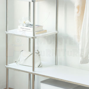 Porte-manteaux de la série UrbanSteel, design moderne et fin, design ouvert et aéré, gain de place, mobilier minimaliste pour l'entrée, le couloir, les vêtements - Product Image 2