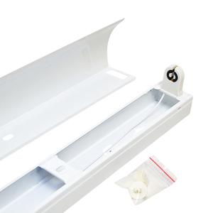 Réflecteur en fer réglable 1x18W 20W 22W T5 T8 2 pieds 4 pieds 600 mm 1200 mm Lumière LED simple pour école Montage en surface Anti-éblouissement Respectueux des yeux - Product Image 5