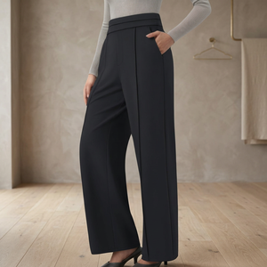 Jean droit taille haute décontracté anti-plis pour étudiantes, nouvelle collection 2024, style coréen, coupe droite, pantalon large rétro en denim pour femme - Product Image 4