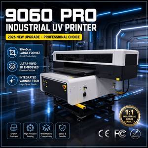 Impresora UV Plana Inteligente 9060 con Cámara CCD y Cilindro Rotatorio para Impresión Personalizada en Carcasas de Teléfono, Acrílico, Metal, Madera y Vidrio - Product Image 1