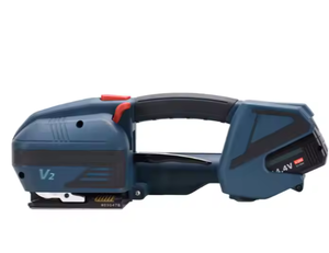 Tensor de flejado automático eléctrico portátil V2, tensor de correa de acero plástico PET sin hebilla de fusión en caliente Manual - Product Image 5