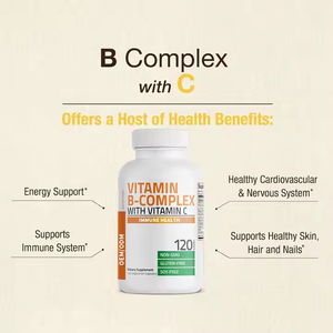 Suplemento a base de hierbas Cápsula de <span class=keywords><strong>complejo</strong></span> de vitamina <span class=keywords><strong>B</strong></span> Salud inmune Soporte de energía y soporte del <span class=keywords><strong>sistema</strong></span> <span class=keywords><strong>nervioso</strong></span> - Product Image 5