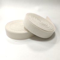 Sangles en coton haute élasticité fournies par l'usine, bande élastique tissée personnalisée de 1 pouce, sangle élastique pour canapé, sac, vêtements, ceinture
