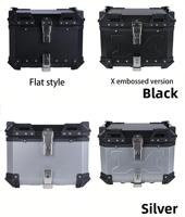 Personnalisation prise en charge, valises pour moto, accessoires de moto en aluminium, boîte de rangement pour moto