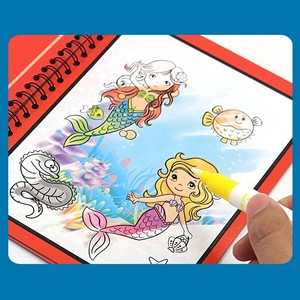 Libro de dibujo mágico reutilizable para niños, bolígrafo para colorear, dibujo de números, portátil, tablero de dibujo - Product Image 6