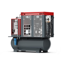 Compresseur d'air à vis de grande capacité 500L 1000L avec réservoir et sécheur, robuste pour l'industrie et les usines
