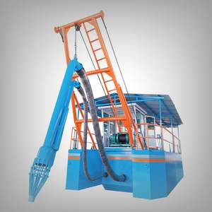<span class=keywords><strong>Mini</strong></span> Draga de Arena con <span class=keywords><strong>Motor</strong></span> Diésel de Fácil Operación, con Alta Capacidad de Succión y Descarga de 1500 m para Dragado de Canales - Product Image 1