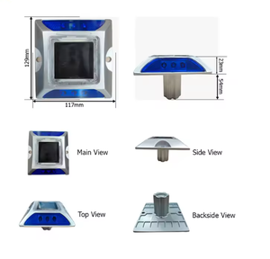 Csyn वर्ग फुटपाथ मार्कर 6 नेतृत्व पीला नीला नीला हरा सफेद परावर्तक प्रकाश प्रतिबिंबित सौर यातायात सड़क स्टड - Product Image 3