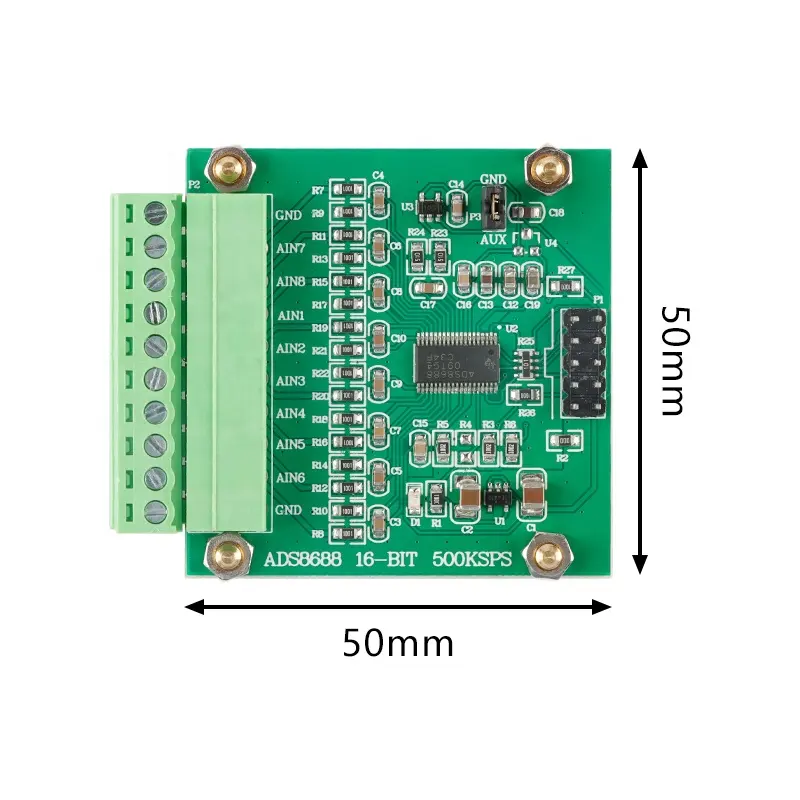 Bộ Chuyển Đổi Thu Thập Dữ Liệu ADS8688 SAR ADC 8 Kênh 500KSPS Đầu Vào Lưỡng Cực Đơn