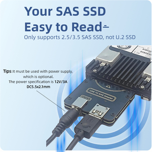 <span class=keywords><strong>Adaptador</strong></span> TISHRIC <span class=keywords><strong>USB</strong></span> a SAS de 29 Pines, <span class=keywords><strong>USB</strong></span> 3,0 a SAS, tarjeta de expansión SSD, Cable de <span class=keywords><strong>disco</strong></span> fácil de 6Gbps para escritorio de <span class=keywords><strong>disco</strong></span> <span class=keywords><strong>duro</strong></span> SAS de 2,5/3,5" - Product Image 2