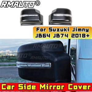 Para Suzuki Jimny JB64 JB74 3/5 puertas 2018+ Kit de carrocería Cubierta protectora para espejo retrovisor Cubierta para espejo lateral Accesorios de embellecedor para espejo retrovisor - Product Image 1