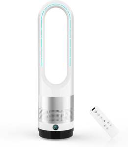 Ventilateur sans pales silencieux de type tour, certifié CE, pour usage domestique, avec moteur CC et télécommande par application, pour commandes en gros - Product Image 2