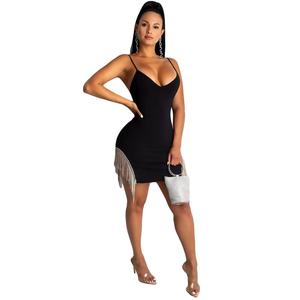 <span class=keywords><strong>Robe</strong></span> moulante courte sexy à franges pour <span class=keywords><strong>femme</strong></span>, idéale pour les soirées – Excellent rapport qualité-<span class=keywords><strong>prix</strong></span> - Product Image 3