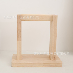 บาร์ดึงข้อแนวนอนไม้เนื้อแข็ง 23x13.5x14 ซม. อุปกรณ์ออกกำลังกายอเนกประสงค์สำหรับใช้ในบ้าน - Product Image 1