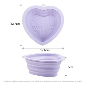 Cuenco de silicona portátil ecológico para perros, patrón sólido de calidad conveniente, excelente diseño plegable para exteriores, suministros para mascotas para gatos - Product Image 3