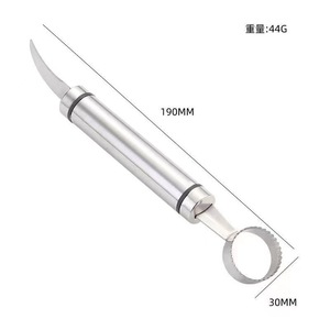 ที่เปิดเมล็ดทับทิมแบบสองหัวสแตนเลส ชุด 3 ชิ้น เครื่องมือผลไม้แบบพกพาสำหรับทับทิม ส้ม ส้มโอ - Product Image 5