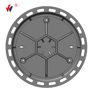 Thoát nước tiện ích Bìa C250 en124 Vòng GGG 500-7 tùy chỉnh có sẵn dễ uốn gang cửa cống Bìa khóa bìa và khung - Product Image 3