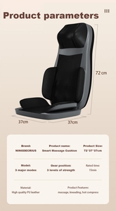 Nuevo Cojín de Masaje Eléctrico Inteligente <span class=keywords><strong>2026</strong></span>, Masajeador Corporal Completo con Terapia de Calor, Vibración, Compresión y Amasamiento <span class=keywords><strong>Shiatsu</strong></span> 3D - Product Image 4