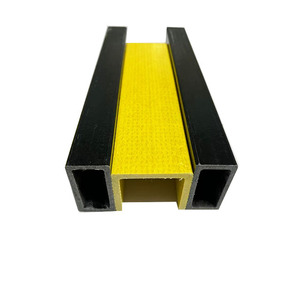 Tube carré FRP profil extrudé clôture électrique Purlin échelle d'escalade FPR tuyau canal plate-forme en acier garde-corps I-Beam-Cutting - Product Image 6