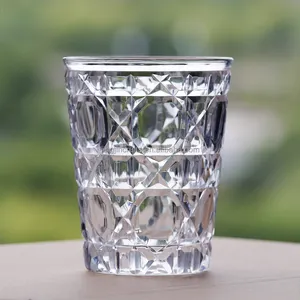 Bicchiere da whisky cristallino tazza grande bicchiere da birra in stile boemia giapponese intagliato a mano