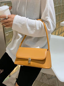 Bolso Bandolera de Lujo Huffmanx para Mujer 2025, Diseño Moderno de Color Sólido, Bolso de Hombro con Forro de Poliéster - Product Image 5