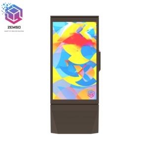 65Inch Quảng Cáo Hiển Thị Không Thấm Nước IP65 Màn Hình 4K Lcd Thông Tin Tìm Kiếm <span class=keywords><strong>Kiosk</strong></span> - Product Image 6