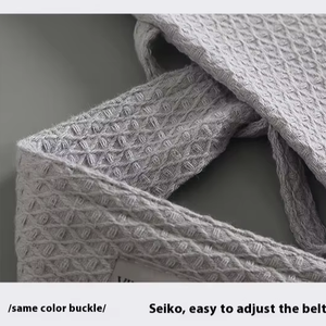 <span class=keywords><strong>Accappatoio</strong></span> in peluche Super morbido assorbente da donna in cotone Waffle flanella per camera da bagno uso pigiama da <span class=keywords><strong>uomo</strong></span> - Product Image 3