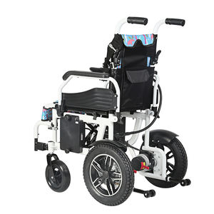 Sillas de ruedas el￩ctricas de Interior para ni￱os a precio barato, silla de ruedas ultraligera de acero para ni￱os con par￡lisis cerebral - Product Image 4