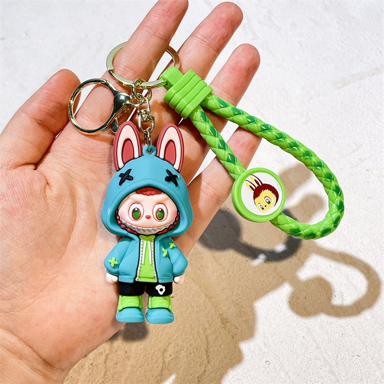 キーホルダー・キーリング LABUBU LET'S PLAY TOGETHER DOLL SERIES QUQU KEYRING Pop Mart Labubu Let's Play Together Doll Series Ququ Keyring