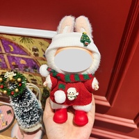 Fournisseur chinois en gros de vêtements pour poupées mignonnes de 17 cm, vêtements de Noël pour poupées, adaptés aux tenues de poupées Labubu