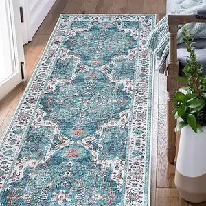 Tappeto <span class=keywords><strong>Vintage</strong></span> tappetino porta Non Slip corridoio Runner tappeti macchina lavabile moquette corridori per i corridoi - Product Image 1