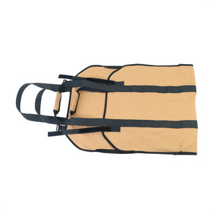 Firewood Storage <b>Bag</b> <b>Foldable</b> Rectangle Khaki Brown Military Green Outdoor Trip Use Compression Type Tote <b>Bag</b> - Product Image 5