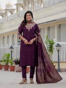 Premium Designer Kurti Set for Women with Coordinated Bottoms and Dupatta Traditional Indian Ethnic Outfit Festival & Party Wear - Product Image 4